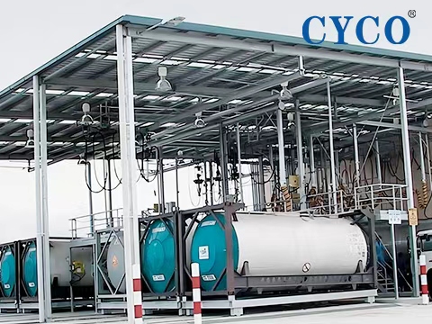 公路油罐车自动清洗设备